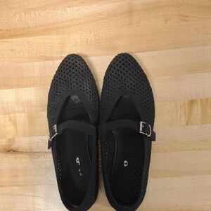 Black Sketchers Women's Mary Jane Flats